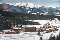 Keystone Lodge & Village, Ten Mile Range, Ski Country USA Postcard