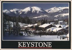Keystone Ski Resort, Colorado Postcard