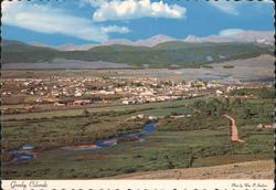 Panorama of Granby, Colorado Postcard