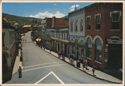 Main Street, Central City, Colorado Postcard