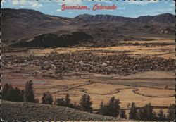 Gunnison, Colorado Overlook Postcard
