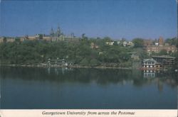 Georgetown University from across the Potomac Postcard
