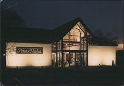 Artists' Market, 163 Main Street, Night View Postcard