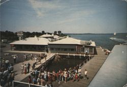 Dock & Dine Restaurant, Saybrook Point Postcard