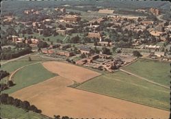 Aerial View, University Of Connecticut, Storrs, North End Postcard