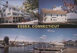 Essex, Connecticut: Griswold Inn, River Museum & Marina Postcard