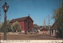 The Mallory Sail Loft at Mystic Seaport Postcard
