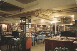 Honiss' Oyster House Company Interior, Hartford Postcard