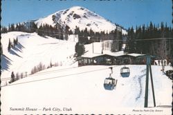 Summit House and Gondola, Park City, Utah Postcard