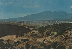 Monticello UT US 160 Peters Hill LaSal Mts Chrome Postcard Postcard