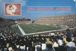 New England Patriots Football Game at Patriots Stadium Postcard