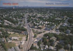 Waverley Square, Belmont, Massachusetts Postcard