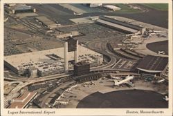 Logan International Airport, Boston, Massachusetts Postcard