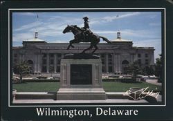 Statue of Caesar Rodney, Wilmington, Delaware Postcard