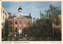 Old Town Hall, Wilmington, Delaware Postcard