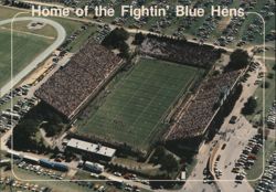 University of Delaware Stadium, Home of the Fightin' Blue Hens Postcard