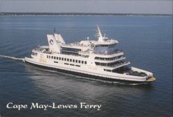 Cape May-Lewes Ferry, Twin Capes Postcard