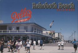 Dolle's Salt Water Taffy, Rehoboth Beach, Delaware Postcard