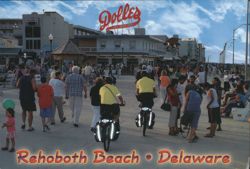 Dolle's Salt Water Taffy, Rehoboth Beach Boardwalk Postcard