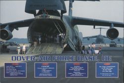 C-5 Galaxy, Air Mobility Command, Dover Air Force Base, DE Postcard