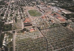 Aerial View of The Bloomsburg Fair, PA Postcard