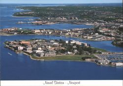 Naval Station - Newport Postcard