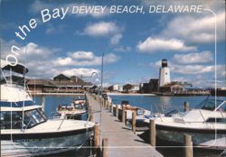 Ruddertowne on the Bay, Dewey Beach, Delaware Postcard