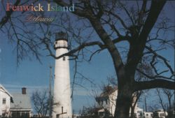 Fenwick Island Lighthouse, Delaware Postcard