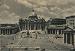 Città del Vaticano - Piazza S. Pietro e Basilica Postcard