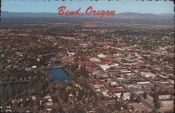 Aerial View of Bend, Oregon Postcard