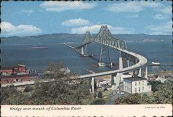 Bridge over mouth of Columbia River Postcard