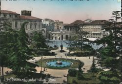 Verona - Giardini - Piazza Bra Postcard
