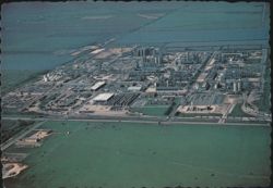 Aerial View of Union Carbide Corporation's Seadrift Plant Postcard