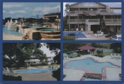 Hotel and Motel Pools, Fredericksburg Enterprises Postcard