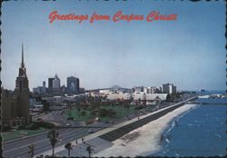 Greetings from Corpus Christi, Sparkling City by the Sea Postcard
