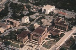 The College of Fine Arts Complex, University of Texas at Austin Postcard