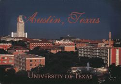 Austin, Texas - University of Texas Postcard