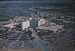 Aerial View of Wilford Hall USAF Medical Center, Lackland AFB Postcard