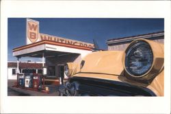 Old Whiting Bros. Gas Station on Route 66 Postcard