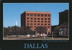 Texas School Book Depository, Dallas Postcard