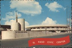 El Paso Civic Center Postcard