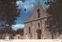 San Elizario Mission, El Paso, Texas Postcard