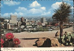 El Paso Skyline from Scenic Rim Road Postcard