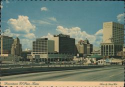 Downtown El Paso, Texas Postcard