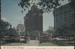 San Jacinto Plaza, El Paso Postcard