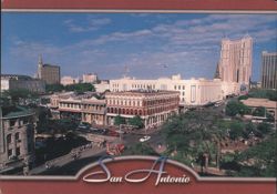 San Antonio, Texas - City View Postcard