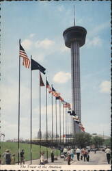 The Tower of the Americas, 1968 World's Fair HemisFair Postcard