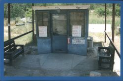 International Hand-Pulled Ferry Booth, Los Ebanos, TX Postcard