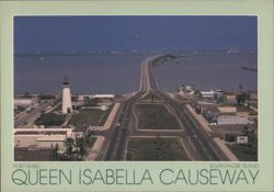 Queen Isabella Causeway, Port Isabel to South Padre Island Postcard