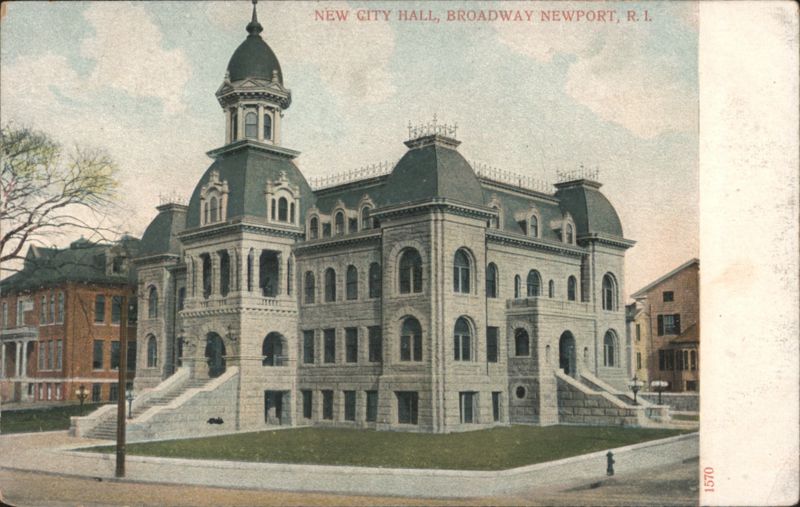 New City Hall, Broadway Newport, RI Rhode Island